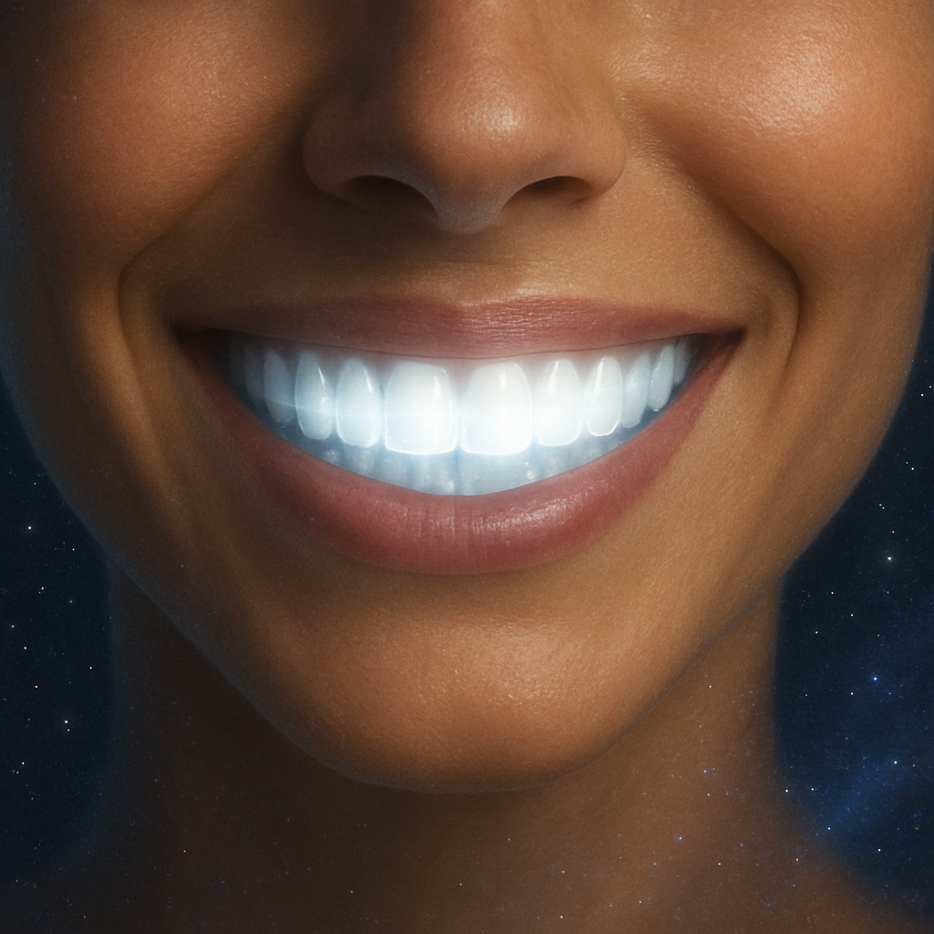 Pilotage sonore : Belles dents droites, blanches et en santé