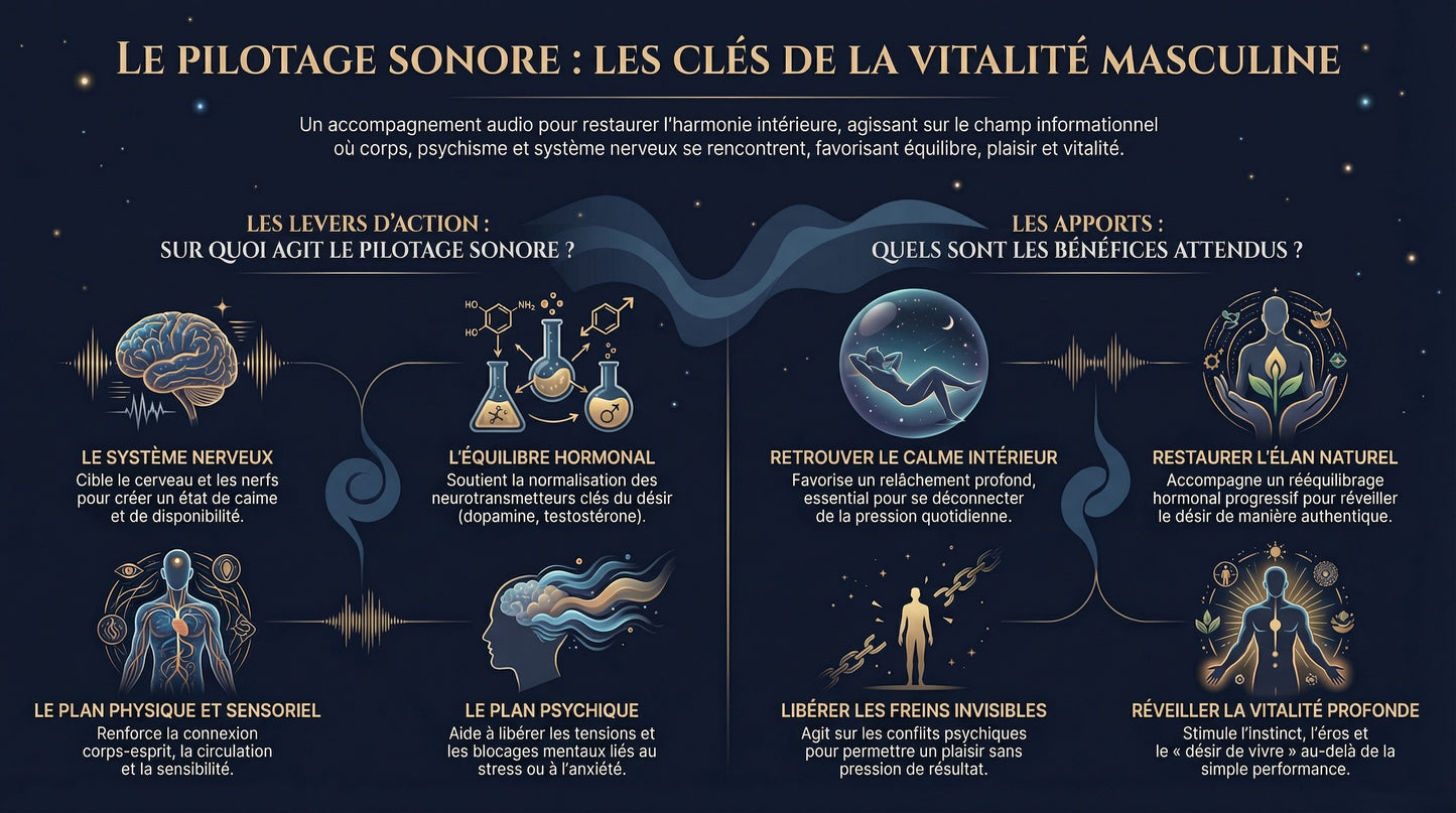 Pilotage sonore : Vitalité et Plaisir Intime pour Messieurs